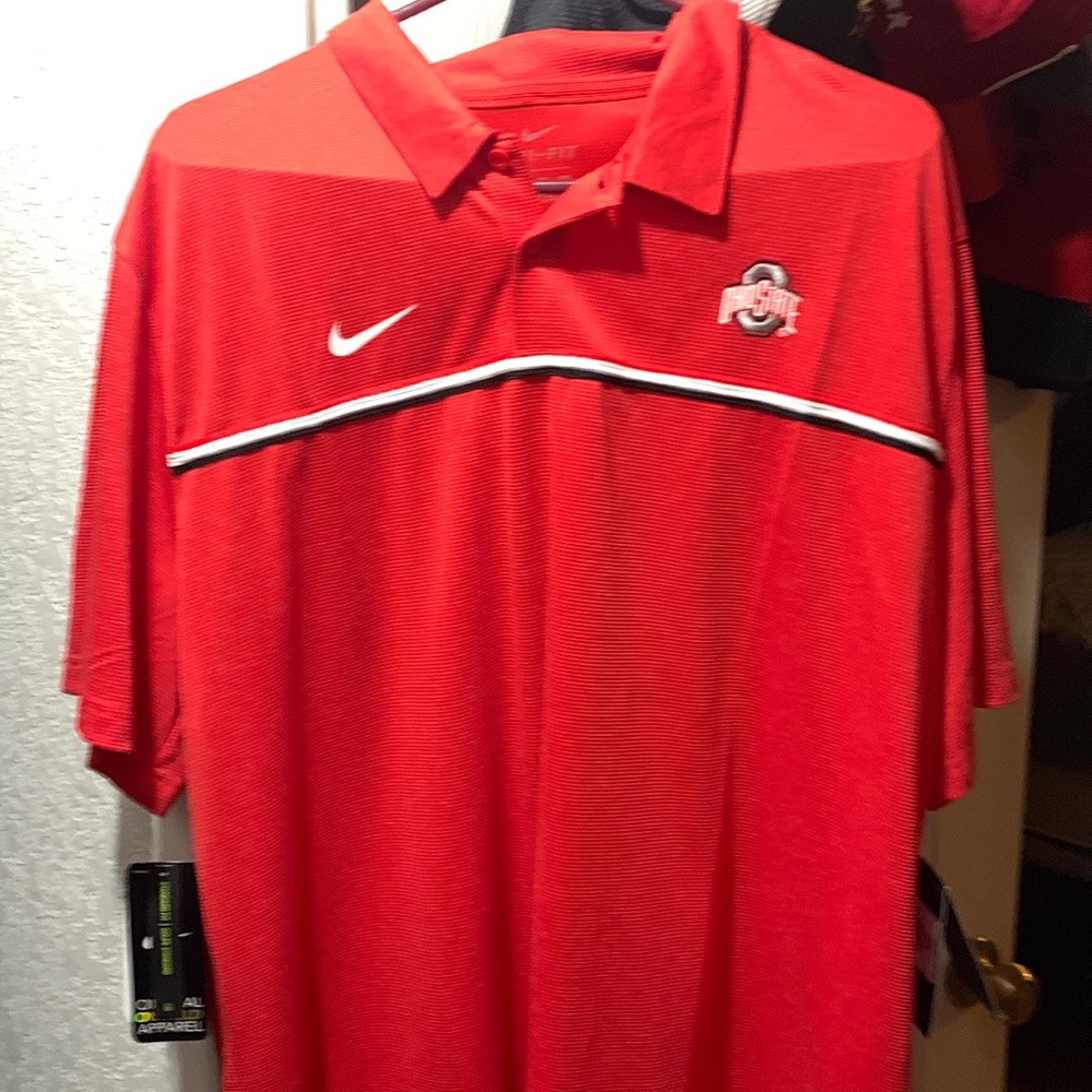 Ohio State dry fit polo 2xxl